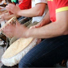 Tribal drummers